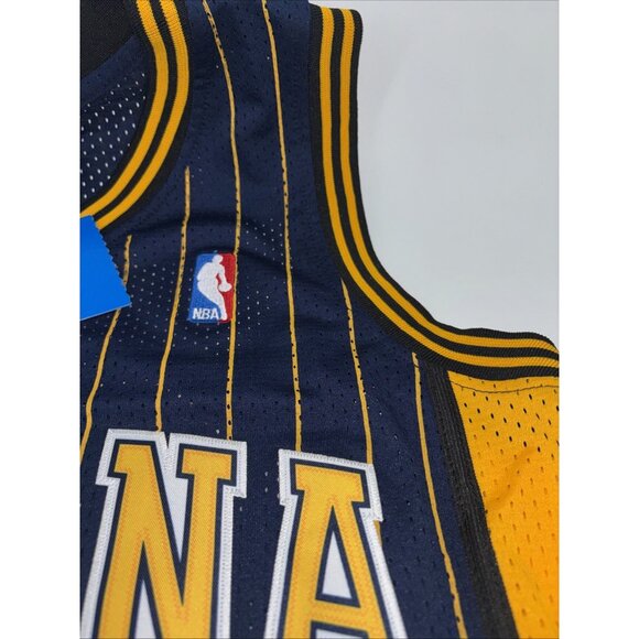 NWT Reggie Miller Adidas Hardwood Classics Indiana 31 Size Small +2 - Picture 7 of 9